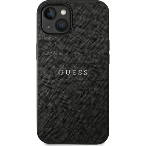 Etui Guess GUHCP14MPSASBBK Apple iPhone 14 Plus / 15 Plus czarny/black Saffiano Strap