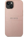 Buy Guess GUHCP14MPSASBPI Apple iPhone 14 Plus / 15 Plus pink Saffiano Strap - GUE1916 - {ean13} - Home Screen Store Europe