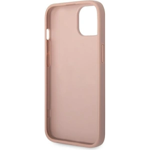 Etui Guess GUHCP14MPSASBPI Apple iPhone 14 Plus / 15 Plus różowy/pink Saffiano Strap