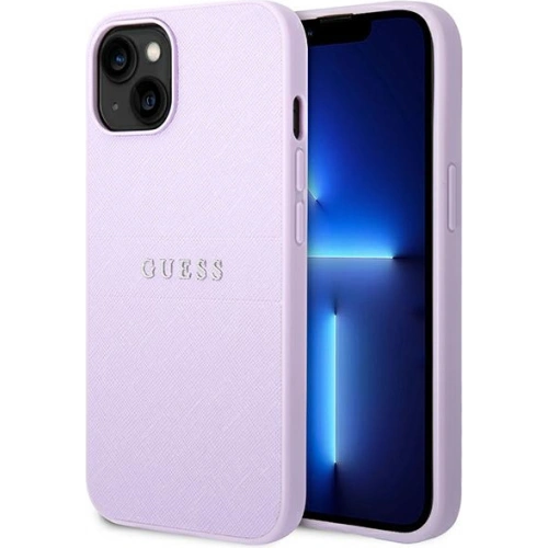 Kup Etui Guess GUHCP14MPSASBPU Apple iPhone 14 Plus / 15 Plus violet/purple Saffiano Strap - GUE1917 - {ean13} - Sklep Home Screen