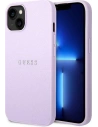 Guess GUHCP14MPSASBPU Apple iPhone 14 Plus / 15 Plus purple Saffiano Strap