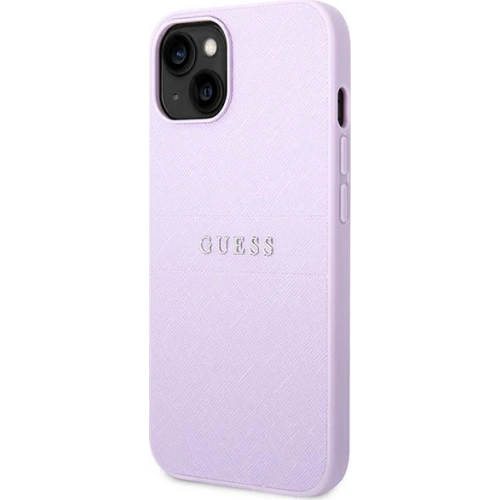 Kup Etui Guess GUHCP14MPSASBPU Apple iPhone 14 Plus / 15 Plus fioletowy/purple Saffiano Strap - GUE1917 - {ean13} - Sklep Home Screen
