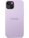 Kup Etui Guess GUHCP14MPSASBPU Apple iPhone 14 Plus / 15 Plus fioletowy/purple Saffiano Strap - GUE1917 - {ean13} - Sklep Home Screen