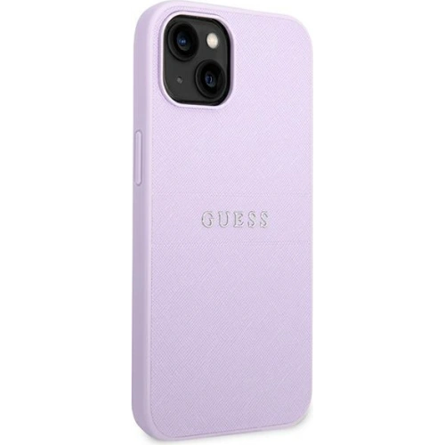 Kup Etui Guess GUHCP14MPSASBPU Apple iPhone 14 Plus / 15 Plus fioletowy/purple Saffiano Strap - GUE1917 - {ean13} - Sklep Home Screen