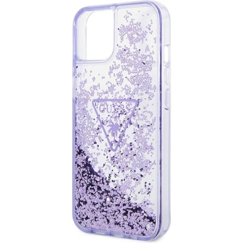 Kup Etui Guess GUHCP14SLFCTPU Apple iPhone 14 fioletowy/purple hardcase Liquid Glitter Palm Collection - GUE1934 - {ean13} - Sklep Home Screen