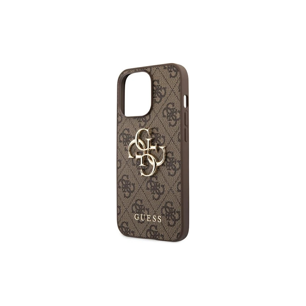 Etui Guess GUHCP14X4GMGBR Apple iPhone 14 Pro Max brązowy/brown hardcase 4G Big Metal Logo