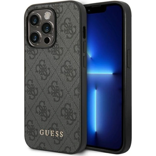 Kup Case Guess GUHCP14XG4GFGR Apple iPhone 14 Pro Max grau/grey Hartschale 4G Metall Gold-Logo - GUE1943 - {ean13} - Sklep Home Screen