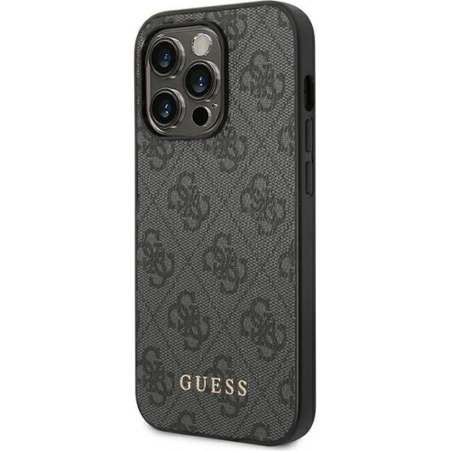 Kup Case Guess GUHCP14XG4GFGR Apple iPhone 14 Pro Max grau/grey Hartschale 4G Metall Gold-Logo - GUE1943 - {ean13} - Sklep Home Screen