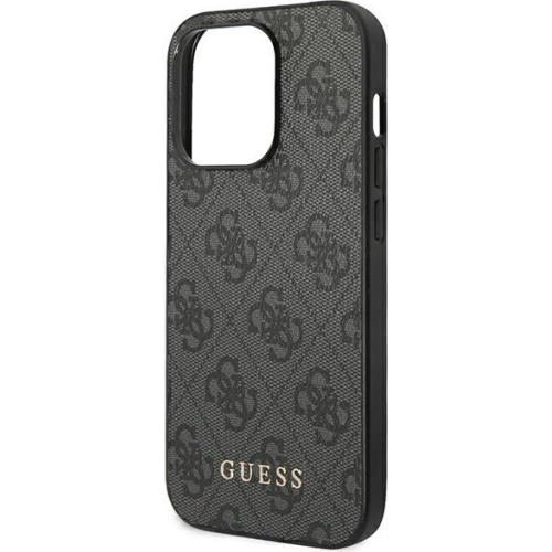 Kup Etui Guess GUHCP14XG4GFGR Apple iPhone 14 Pro Max szary/grey hard case 4G Metal Gold Logo - GUE1943 - {ean13} - Sklep Home Screen