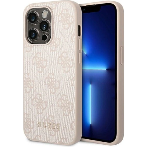 Kup Etui Guess GUHCP14XG4GFPI Apple iPhone 14 Pro Max roz/pink hard case 4G Metal Gold Logo - GUE1944 - {ean13} - Sklep Home Screen