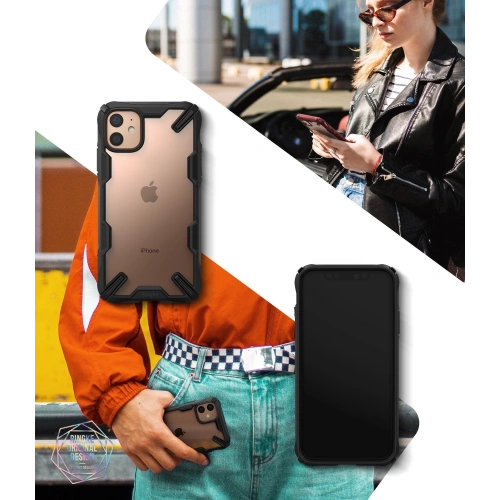 Kup Etui Ringke Fusion-X Apple iPhone 11 Black - RGK982BLK - {ean13} - Sklep Home Screen