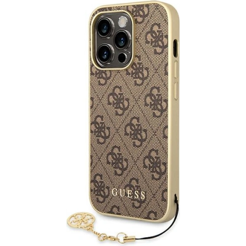 Kup Etui Guess GUHCP14XGF4GBR Apple iPhone 14 Pro Max brązowy/brown hardcase 4G Charms Collection - GUE1947 - {ean13} - Sklep Home Screen