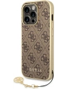 Etui Guess GUHCP14XGF4GBR Apple iPhone 14 Pro Max brązowy/brown hardcase 4G Charms Collection