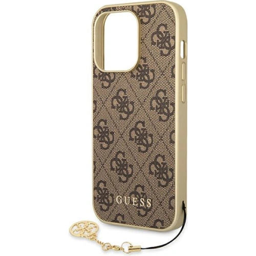Kup Etui Guess GUHCP14XGF4GBR Apple iPhone 14 Pro Max brązowy/brown hardcase 4G Charms Collection - GUE1947 - {ean13} - Sklep Home Screen
