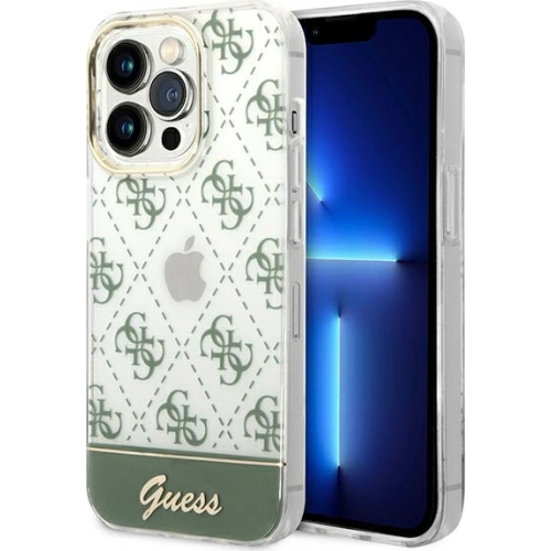 Kup Etui Guess GUHCP14XHG4MHA Apple iPhone 14 Pro Max khaki hardcase 4G Pattern Script - GUE1948 - {ean13} - Sklep Home Screen