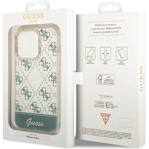 Kup Etui Guess GUHCP14XHG4MHA Apple iPhone 14 Pro Max khaki hardcase 4G Pattern Script - GUE1948 - {ean13} - Sklep Home Screen