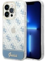 Etui Guess GUHCP14XHG4MHB Apple iPhone 14 Pro Max niebieski/blue hardcase 4G Pattern Script