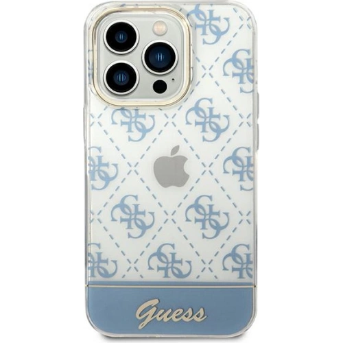 Kup Etui Guess GUHCP14XHG4MHB Apple iPhone 14 Pro Max niebieski/blue hardcase 4G Pattern Script - GUE1949 - {ean13} - Sklep Home Screen