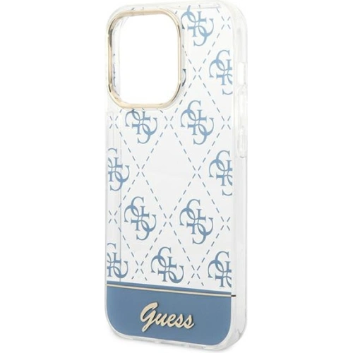 Kup Etui Guess GUHCP14XHG4MHB Apple iPhone 14 Pro Max niebieski/blue hardcase 4G Pattern Script - GUE1949 - {ean13} - Sklep Home Screen