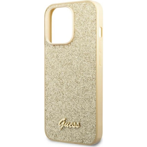 Kup Case Guess GUHCP14XHGGSHD Apple iPhone 14 Pro Max gold/hartes Gehäuse Glitter Script - GUE1950 - {ean13} - Sklep Home Screen
