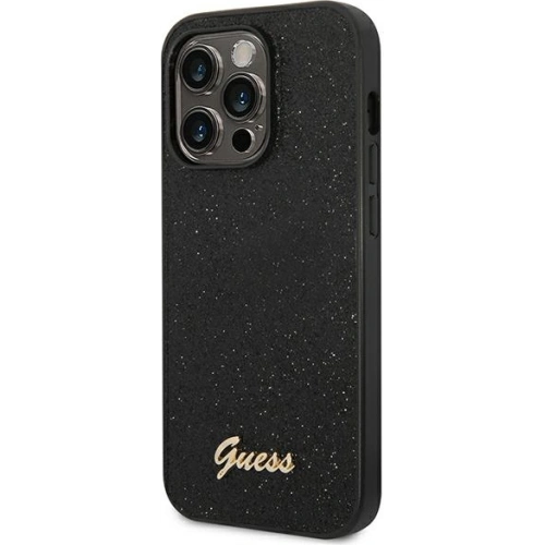 Kup Etui Guess GUHCP14XHGGSHK Apple iPhone 14 Pro Max czarny/black hard case Glitter Script - GUE1951 - {ean13} - Sklep Home Screen