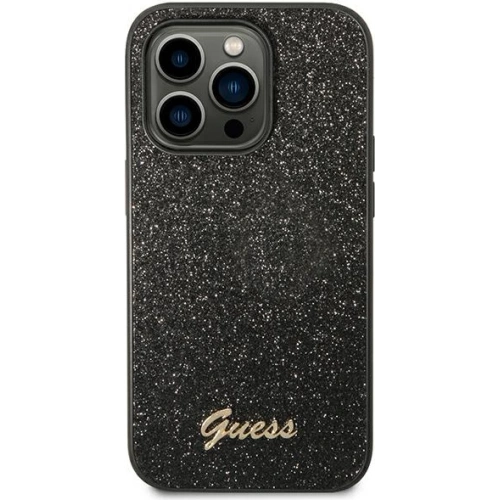 Kup Etui Guess GUHCP14XHGGSHK Apple iPhone 14 Pro Max czarny/black hard case Glitter Script - GUE1951 - {ean13} - Sklep Home Screen