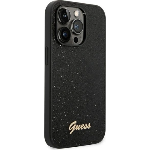 Kup Etui Guess GUHCP14XHGGSHK Apple iPhone 14 Pro Max czarny/black hard case Glitter Script - GUE1951 - {ean13} - Sklep Home Screen