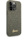 Buy Guess GUHCP14XHGGSHN Apple iPhone 14 Pro Max green hard case Glitter Script - GUE1952 - {ean13} - Home Screen Store Europe