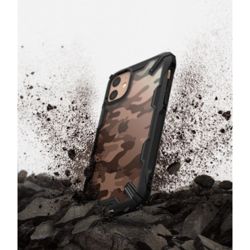 Kup Etui Ringke Fusion-X Design Apple iPhone 11 Camo (Moro) Fekete - RGK983MOB - {ean13} - Sklep Home Screen