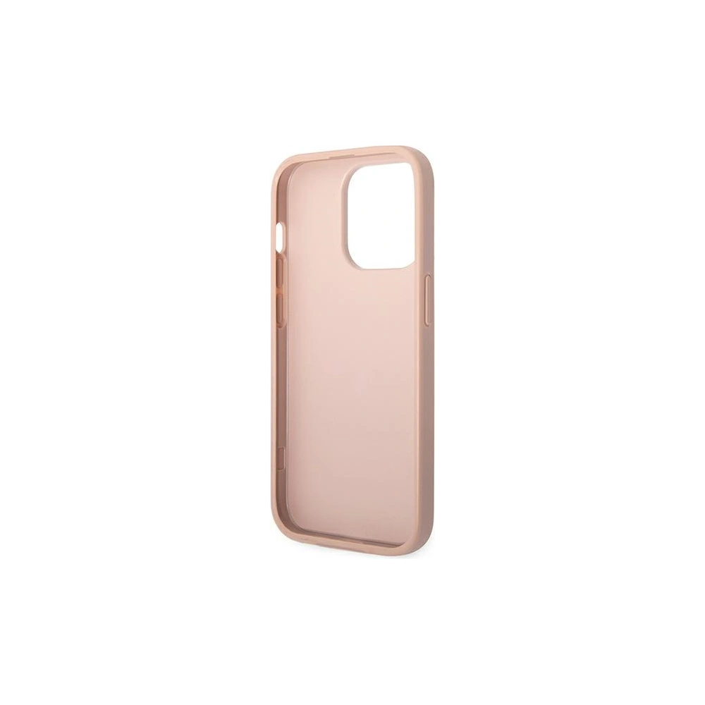 Etui Guess GUHCP14XPSASBPI Apple iPhone 14 Pro Max różowy/pink Saffiano Strap