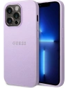 Etui Guess GUHCP14XPSASBPU Apple iPhone 14 Pro Max fioletowy/purple Saffiano Strap