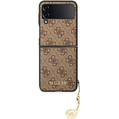 Kup Etui Guess GUHCZF4GF4GBR Samsung Galaxy Z Flip 4 hnědé/brown tvrdé pouzdro 4G Charms Collection - GUE1957 - {ean13} - Sklep Home Screen