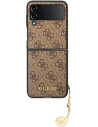 Kup Etui Guess GUHCZF4GF4GBR Samsung Galaxy Z Flip 4 brązowy/brown hard case 4G Charms Collection - GUE1957 - {ean13} - Sklep Home Screen