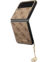Kup Etui Guess GUHCZF4GF4GBR Samsung Galaxy Z Flip 4 brązowy/brown hard case 4G Charms Collection - GUE1957 - {ean13} - Sklep Home Screen