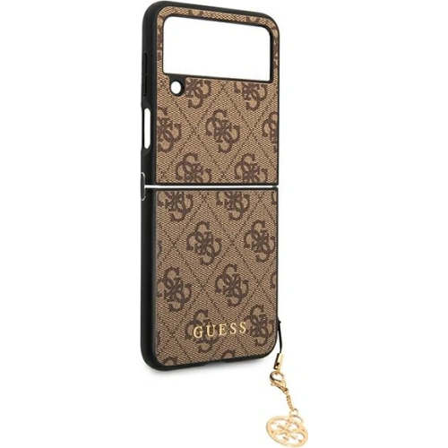 Kup Etui Guess GUHCZF4GF4GBR Samsung Galaxy Z Flip 4 brązowy/brown hard case 4G Charms Collection - GUE1957 - {ean13} - Sklep Home Screen