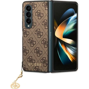 Kup Etui Guess GUHCZFD4GF4GBR Samsung Galaxy Z Fold 4 brązowy/brown hard case 4G Charms Collection - GUE1958 - {ean13} - Sklep Home Screen