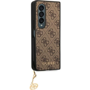 Kup Etui Guess GUHCZFD4GF4GBR Samsung Galaxy Z Fold 4 brązowy/brown hard case 4G Charms Collection - GUE1958 - {ean13} - Sklep Home Screen