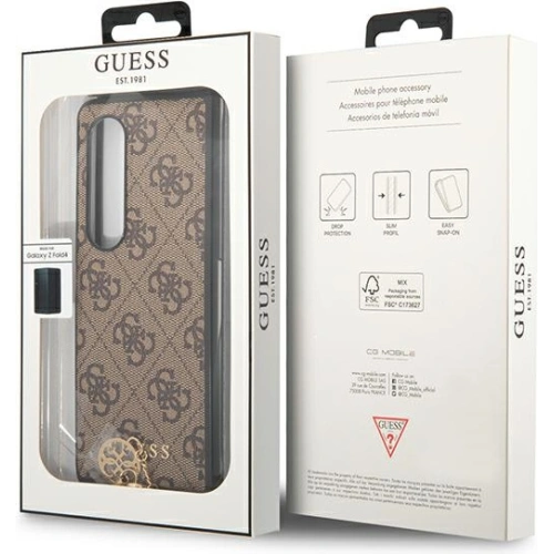 Kup Etui Guess GUHCZFD4GF4GBR Samsung Galaxy Z Fold 4 hnědý/brown hard case 4G Charms Collection - GUE1958 - {ean13} - Sklep Home Screen