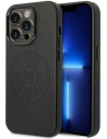 Etui Karl Lagerfeld KLHCP14LFWHK Apple iPhone 14 Pro hardcase černé/black Kožené perforované logo