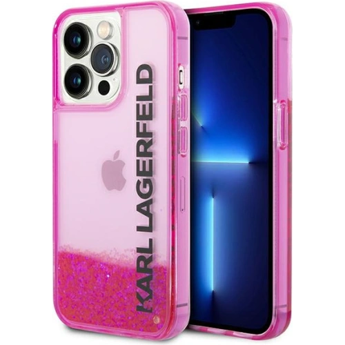Kup Etui Karl Lagerfeld KLHCP14LLCKVF Apple iPhone 14 Pro růžový/pink hardcase Liquid Glitter Elong - KLD993 - {ean13} - Sklep Home Screen