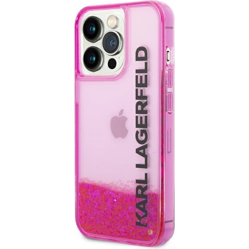Kup Etui Karl Lagerfeld KLHCP14LLCKVF Apple iPhone 14 Pro růžový/pink hardcase Liquid Glitter Elong - KLD993 - {ean13} - Sklep Home Screen
