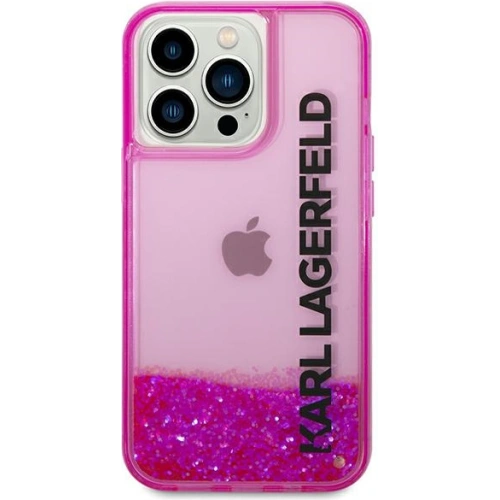 Kup Etui Karl Lagerfeld KLHCP14LLCKVF Apple iPhone 14 Pro růžový/pink hardcase Liquid Glitter Elong - KLD993 - {ean13} - Sklep Home Screen