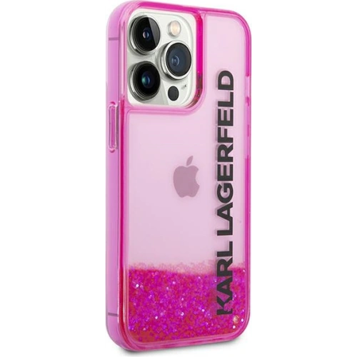Kup Etui Karl Lagerfeld KLHCP14LLCKVF Apple iPhone 14 Pro růžový/pink hardcase Liquid Glitter Elong - KLD993 - {ean13} - Sklep Home Screen