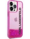Kup Etui Karl Lagerfeld KLHCP14LLCKVF Apple iPhone 14 Pro růžový/pink hardcase Liquid Glitter Elong - KLD993 - {ean13} - Sklep Home Screen