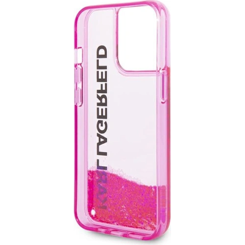 Kup Etui Karl Lagerfeld KLHCP14LLCKVF Apple iPhone 14 Pro růžový/pink hardcase Liquid Glitter Elong - KLD993 - {ean13} - Sklep Home Screen