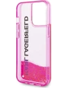 Kup Etui Karl Lagerfeld KLHCP14LLCKVF Apple iPhone 14 Pro růžový/pink hardcase Liquid Glitter Elong - KLD993 - {ean13} - Sklep Home Screen