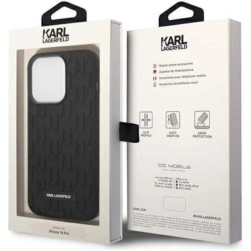 Kup Etui Karl Lagerfeld KLHCP14LRUPKLPK Apple iPhone 14 Pro hardcase černý/black 3D Monogram - KLD994 - {ean13} - Sklep Home Screen
