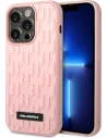 Etui Karl Lagerfeld KLHCP14LRUPKLPP Apple iPhone 14 Pro hardcase różowy/pink 3D Monogram