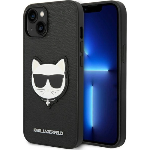 Kup Etui Karl Lagerfeld KLHCP14MSAPCHK Apple iPhone 14 Plus / 15 Plus hardcase černý/black Saffiano Choupette Head Patch - KLD997 - {ean13} - Sklep Home Screen