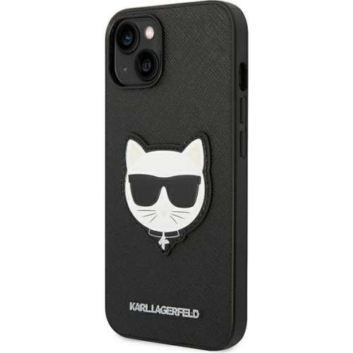 Kup Etui Karl Lagerfeld KLHCP14MSAPCHK Apple iPhone 14 Plus / 15 Plus hardcase černý/black Saffiano Choupette Head Patch - KLD997 - {ean13} - Sklep Home Screen